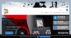 Desktop Screenshot of cantatu.it